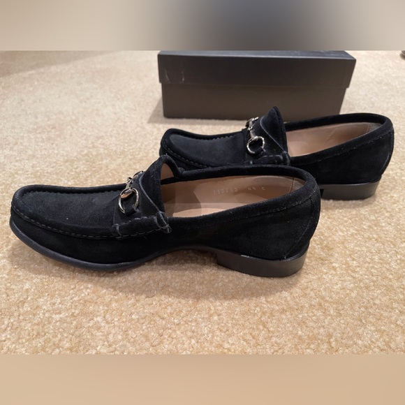 Authentic Gucci Suede Loafers Sz 6.5 - Picture 3 of 9
